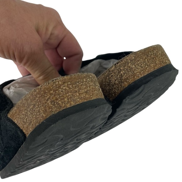 Birkenstock Arizona Suede Leather Sandals Black Size 38 Women’s 7-7.5 - Picture 4 of 15
